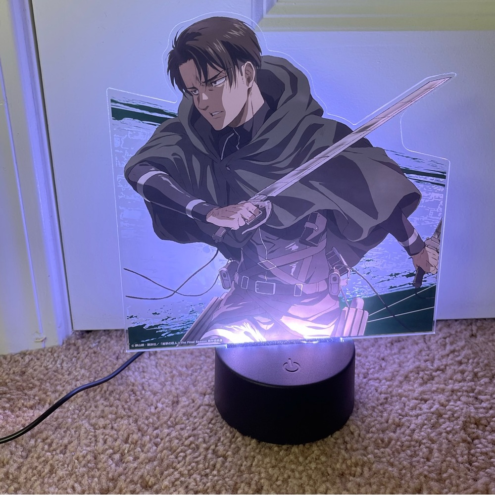 Levi Ackerman Acrylic Light Up Stand